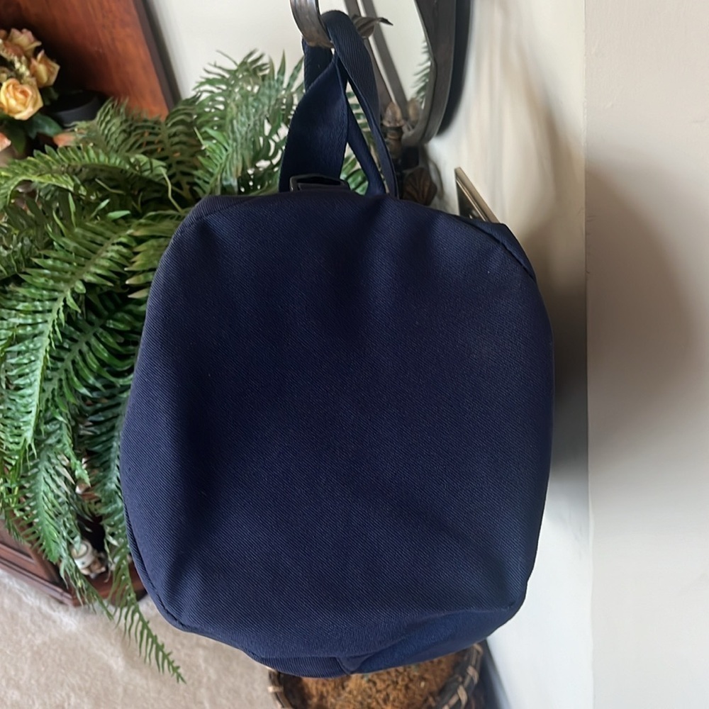 Brand New Polo Ralph Lauren Blue Duffle Bag w/ Embroidered Pony Colorful Logo - Picture 10 of 15